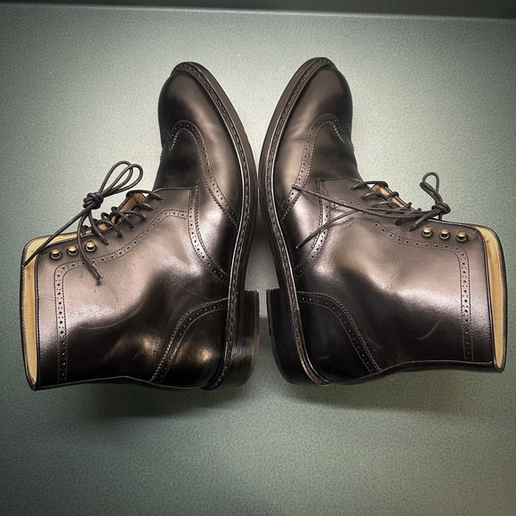 JACK ERWIN Original Goodyear Welted Boots Black Handmade In Spain Men's 10.5 - Picture 11 of 16